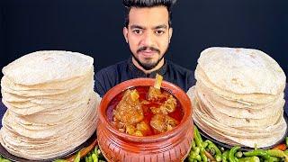 100 RUMALI ROTI | ASMR MUKBANG SPICY MUTTON CURRY ASMR EATING |SPICY MUTTON CURRY & RUTI EATING SHOW