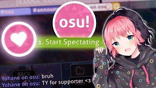 osu! but I spectate random players and give them supporter if they FC