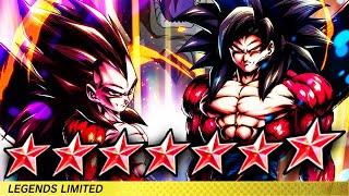 BEYOND BUSTED!! 14 STAR LF TAG SSJ4 GOKU & SSJ4 VEGETA SHOWCASE!! - Dragon Ball Legends