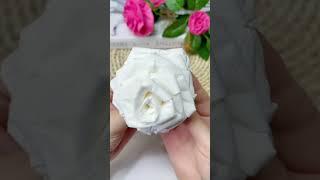 Cách làm hoa hồng bằng giấy vệ sinh đơn giản #handmade