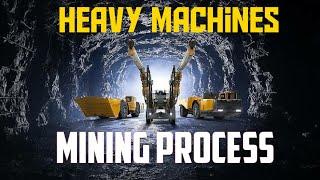 Heavy Equipment Mining Roadheader inside coal mine-Amazing Powerful Machines Operating At High Level