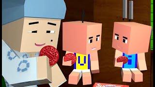 Kak Ros beli Oreo Supreme mahal Full - Minecraft Animation upin ipin