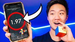 I SOLVED A RUBIK'S CUBE IN UNDER 2 SECONDS?!