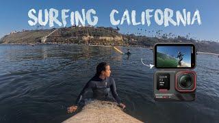 surfing California with Insta360 Ace Pro2