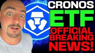 THIS IS HUGE FOR CRO COIN! (Crypto.com News) Cronos ETF S-1 SEC Filing NOW!