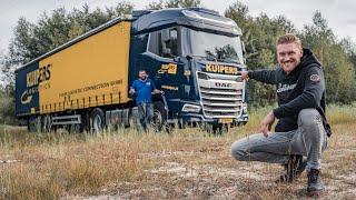 Container openbreken en alcoholcontrole tijdens het rijden met DAF XG!