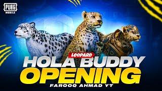 Leopard Hola Buddy Crate Opening |  PUBG MOBILE 