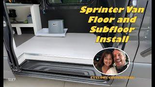 Sprinter Van Floor & subfloor insulation Install