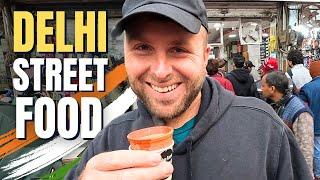 BEST INDIAN STREET FOOD in Old Delhi   (our first time)