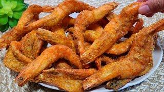 The Most Delicious Fried Shrimp You'll Ever Make! You Will Cook Them Again & Again!!! 2 RECIPES