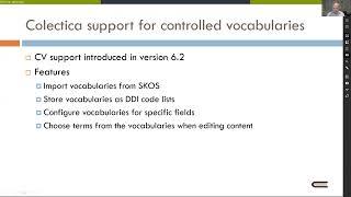 EDDI2021: Discovery 3: Controlled Vocabularies in Colectica