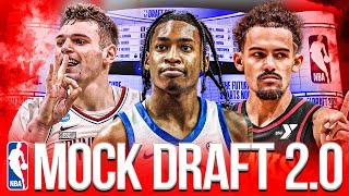 2024 NBA Mock Draft with TRADES | Risers, Fallers, and Trade Ideas