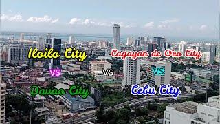 Iloilo City vs. Cagayan de Oro City vs. Davao City vs.Cebu City / VisMin Progressive Cities