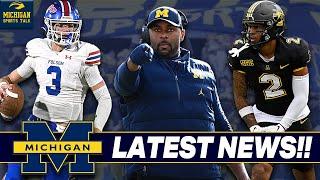 Latest News on WR and OL Portal Targets, NEW Targets Emerge, + Michigan Visits 5-Star QB, and More!!