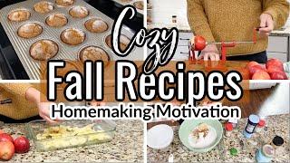 COZY FALL BAKE WITH ME | 3 DELICIOUS FALL RECIPES | FALL HOMEMAKING MOTIVATION 2020