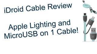 Lightning + Micro USB Cable | 2 Cables in 1!!!