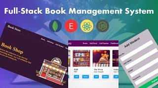 In-Depth MERN Tutorial: Building a Bookstore Management System with MongoDB, Express, React, Node.js