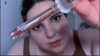 ASMR  trattamento alla spa ( suoni realistici, low background music )