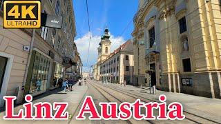 Linz, Austria - 2024 Walking Tour 4K UHD