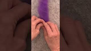 Needle Felt Quick & Easy Beads! Simple method and beginner-friendly! #livingfelt