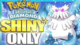 I Attempted To Beat Pokemon Brilliant Diamond Using Only SHINY Pokemon!!