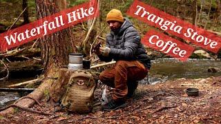 WATERFALL HIKE AND COFFEE WITH TRANGIA ALCOHOL STOVE