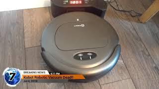 KOBOT Robotic Slim Series Vacuum Cleaner Dead  Defective Model Rv353