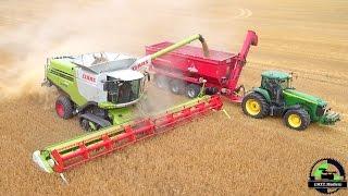 (Music/Sound) ERNTE 2016 / 4x Claas Lexion 780 Combine harvester  BIG Barley harvest 2016