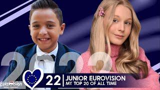 My all time top 20 Junior Eurovision entries | 2022 edition