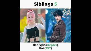 KPOP Idols That REAL Siblings That You Never Know! 