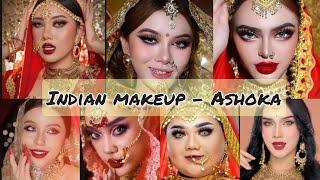 Ashoka - Indian bridal makeup  | tiktok compilation | #makeuptransformation #indianmakeup #indian