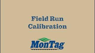 field run calibration video with Montag