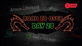 Road to OSCP: Day 28 || Daily Live Hacking and Cybersecurity Training 