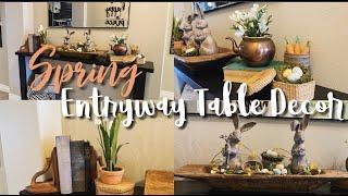 Decorate with Me for Spring | Spring Entryway 2022 | Decorating with Thrifted Items