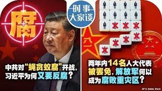 1/10【时事大家谈】中共对“蝇贪蚁腐”开战，习近平为何又要反腐？两年内14名人大代表被罢免，解放军何以成为腐败重灾区？