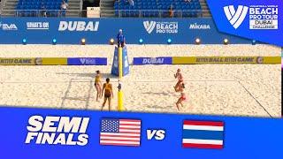 Turner/ Anderson vs. Naraphornrapat/ Worapeerachayakorn - Semi Final Highlights Dubai  #BeachProTour