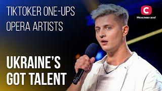 Tiktoker Maxim Tkachev one-ups opera artists – Ukraine's Got Talent