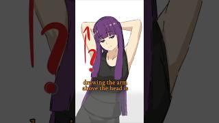 Mistake When Drawing Arm - Quick Art Tips #art #sketch #shorts #tutorial #drawingtutorial #anime