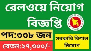 বাংলাদেশ রেলওয়ে নিয়োগ বিজ্ঞপ্তি ২০২৪-Bangladesh Railway Job Circular 2024