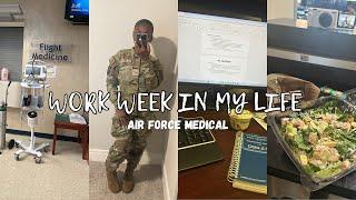 Week in my life as a Medic in the Air Force: grwm, medic-x training, uniform shopping, & more