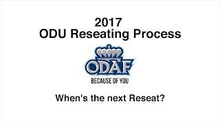 ODAF: Reseating 2017: 06: When's the Next Reseat?