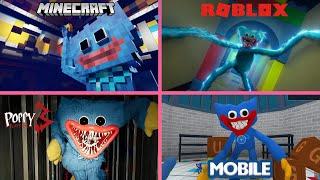 Evolution of Huggy Wuggy in All Games! (Minecraft - Roblox - Poppy Playtime - Mobile - Garry's Mod)