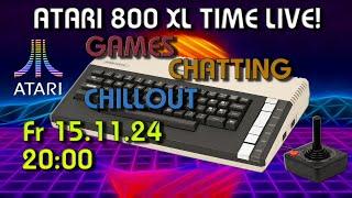 #2279 Atari 800 XL livestream Time! Gemütlich ein paar Games auf meinem 800 XL Zocken und Chillen!