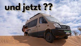 ‍️ FESTGEFAHREN in der WÜSTE Marokkos - Erg Chegaga mit dem Sprinter 4x4 | Vlog 13