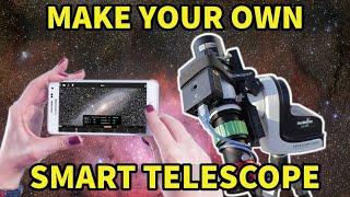 HOWTO: Make a POWERFUL smart TELESCOPE! Better than much bigger telescopes!