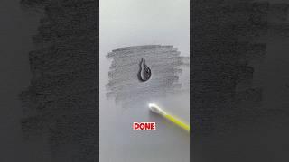 I Drew a Realistic Water Drop Using Just One Pencil! #foryou #art #shorts #drawing #sketch #tutorial