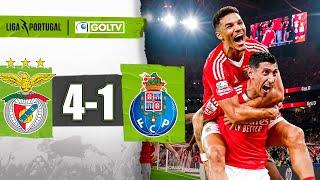 DOBLETE INFERNAL DEL FIDEO DI MARÍA EN EL CLÁSICO PORTUGUÉS | Benfica 4-1 Porto | Liga Portugal 2024