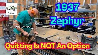 1937 Lincoln Zephyr: Ian Roussel Has Some Shocking Problems.  Quitting Is NOT An Option ️