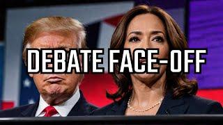 Presidential Debate Facial Expressions of Trump's and Harris's View