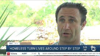 Homeless turn lives around step by step